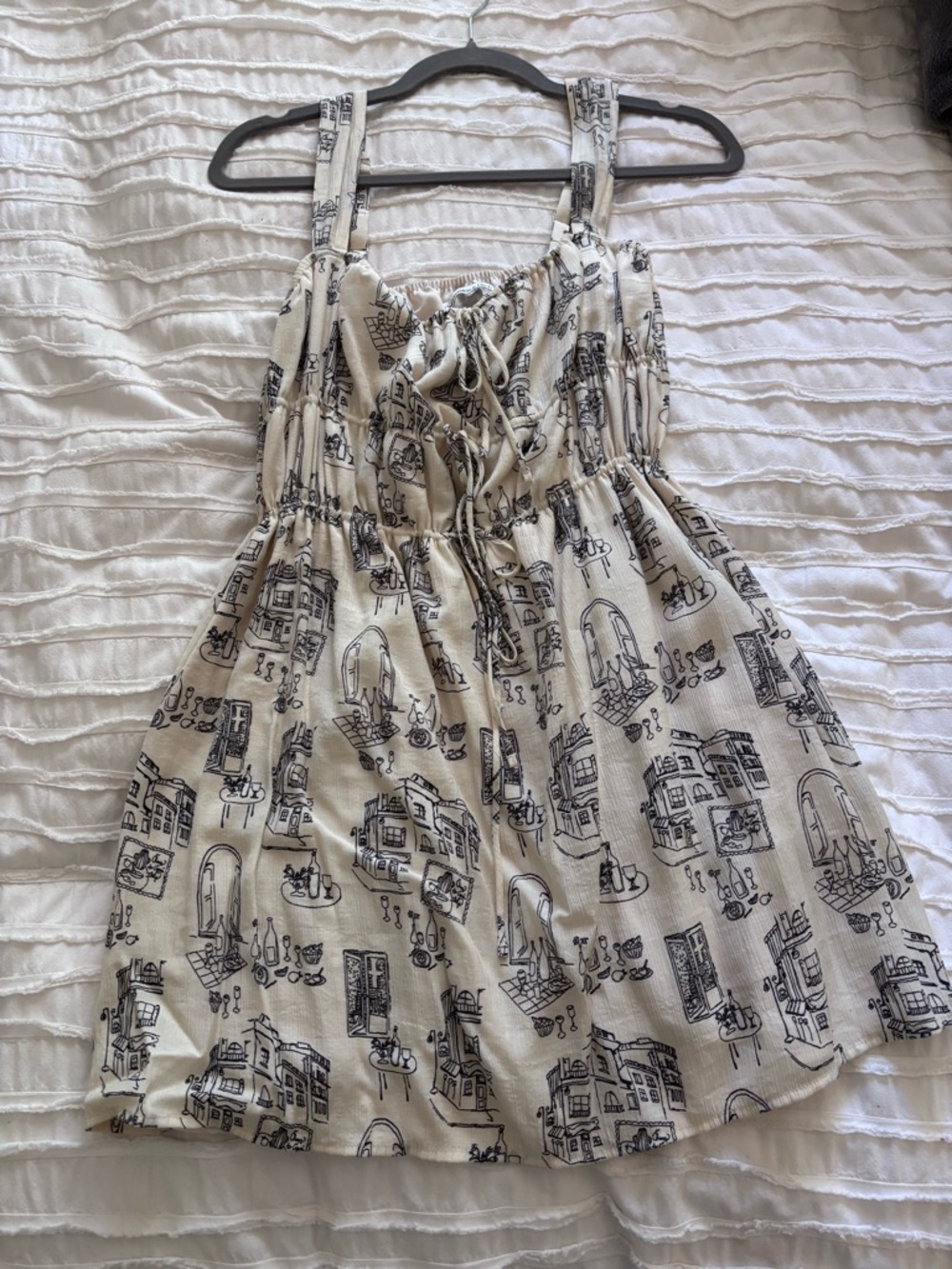 Abercrombie Mini dress with black print